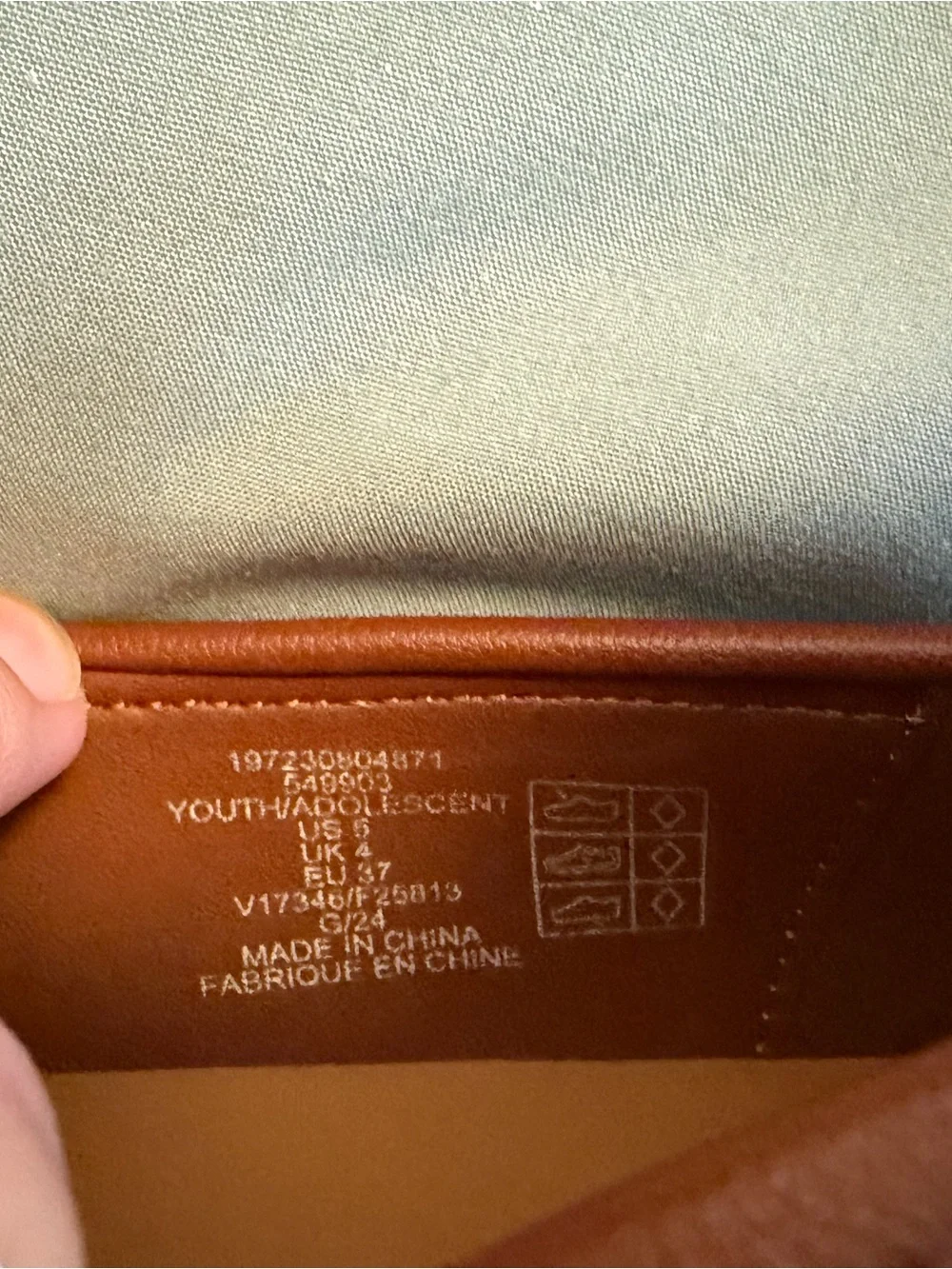 Lands End smooth tan